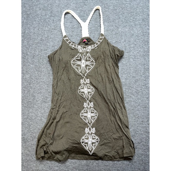 Forever 21 Tops - Forever 21 Women's‎ Dress Medium Green Rope Sleeveless
